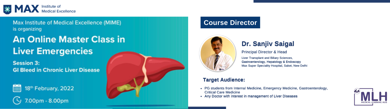 An Online Masterclass in Liver Emergencies: Session 3